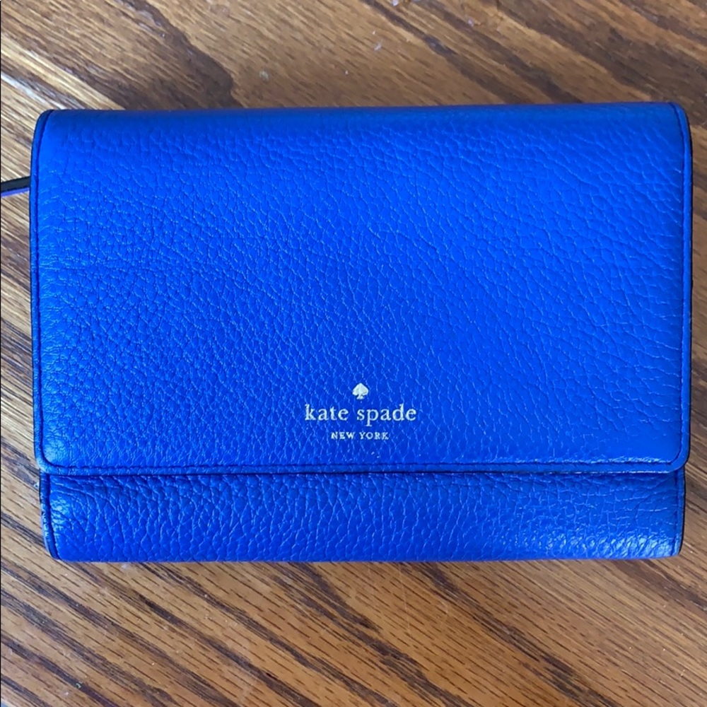 Kate Spade royal blue wallet